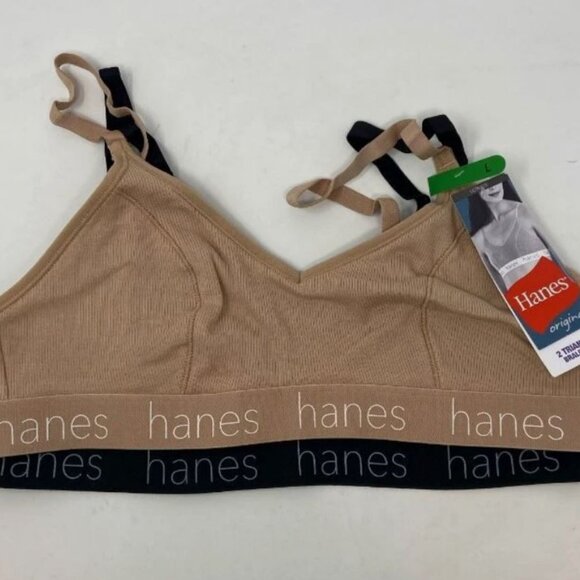 Hanes Originals Ultimate 2-Pack Stretch Cotton Triang ... Color: Deep Glow Black - Picture 2 of 6